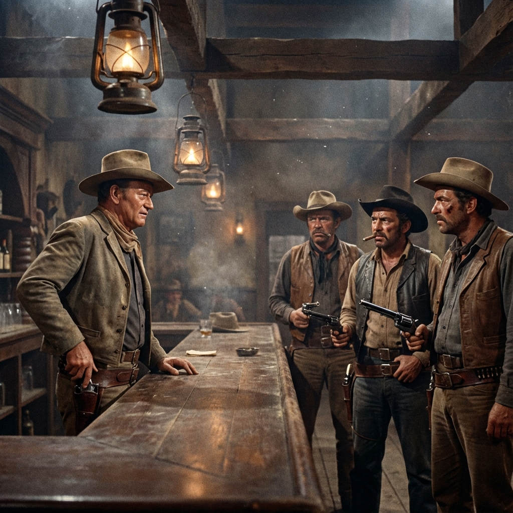 Tense Saloon Confrontation